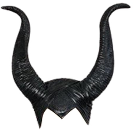 Kaimeng Halloween Latex Hat Horns, Evil Queen Custume Cosplay Copricapo Carnevale Regina Strega Cattiva Costume
