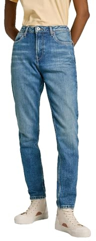 Pepe Jeans Damen Tapered Jeans Hw PL204591 Jeans, Blue (Denim-RI3),