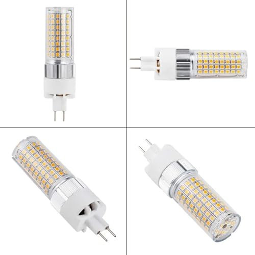 Lampadina G8.5 Led mais Luce 15W 120 led 1500lm Lampada Led alogena G8.5 PL 2pin AC110-277V (Color : 4000K White, Size : 120 PCS_15W)
