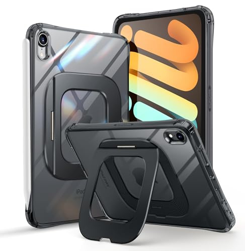 SUPCASE Fodral för iPad Mini 7 A17 Pro 2024 - Skal med Ställ, [Repskydd] [Stöd för Apple Pencil-laddning] Tunn och Genomskinlig Skyddshölje för iPad Mini 7:e/6:e Generationen 8,3 tum (Svart)