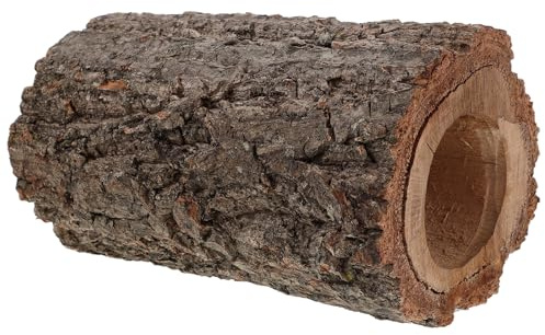 BESPORTBLE Escondite de Reptiles Natural para Tortugas Geckos y Arañas Cueva de Tronco de Árbol para Escondites de Lagartos Serpientes y Dragones Barbudos Huecos de Árboles