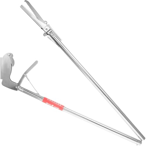 HIAKDOFT Stainless Steel Snake Clip Tool Folding Snake Tongs for Safe Reptile Tongs Outdoor Use Clips