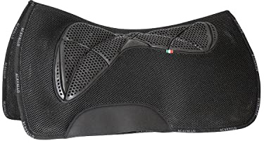ACAVALLO SOTTOSELLA WESTERN IN MEMORY FOAM E GEL IN TESSUTO 3D SPACER