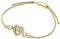 Michael Kors Damen-Armband mit Kristallherz, Pace Slider, Einheitsgröße, Edelstahl, Zirkonia