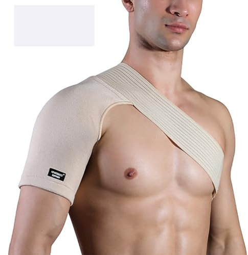 SPOBTRACE Shoulder Brace For Men Women, Adjustable Compression Sleeve Support Brace Warp Arm Sling For Pain Relief,Sleep,Injury
