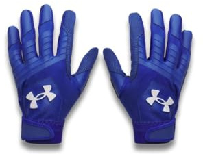 Under Armour Boys' Clean Up Baseball Gloves, (400) Royal/Royal/White, Small