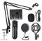 Rouloudun Kit de Microphone de condenseur BM800