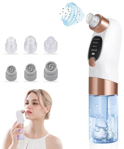 Point Noir Extracteur de Comédons avec 6 Têtes d’Aspiration, 3 Modes Réglables pour Nettoyage Pores Profonds - Rechargeable USB, Idéal Soin Peau Maison Tous Types de Peau