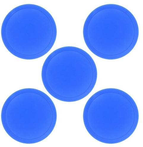 Gissroys 5Pcs Rotondo Hockey Pucks Air Ball Sostituzione Tavoli Pesanti Per Tavoli Da Gioco Attrezzature Sostituzione Pucks