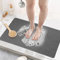 LY4U Tappetino da Doccia Antiscivolo Tappetino da Bagno in Morbido Luffa Antimuffa in PVC per Box Doccia Bagno, 40x60cm Grigio