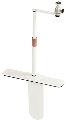 Soporte de Proyector, sofá de Cabecera Soporte de Proyector, Soporte de Escritorio, Rotación de 360 Grados, Base Enchufable, 24cm a 40cm de Altura Ajustable, Rosca de 1/4in