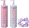 Noughty 97% Natural Wave Hello Shampoo and Conditioner Duo Curl Defining Sulphate Free Vegan Hair Care Set Vitamin Rich Formula for Curly & Wavy Hair Supersize,1L