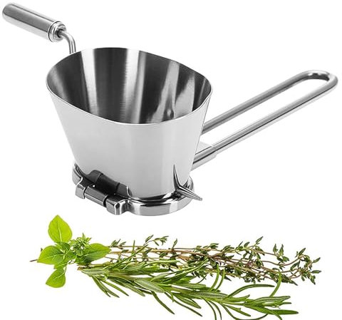 Hachoir à Oignons - Hachoir Manuel pour Aliments - Moulin Râpe Inox pour Noix Légumes Piment Coriandre et Ail Haché