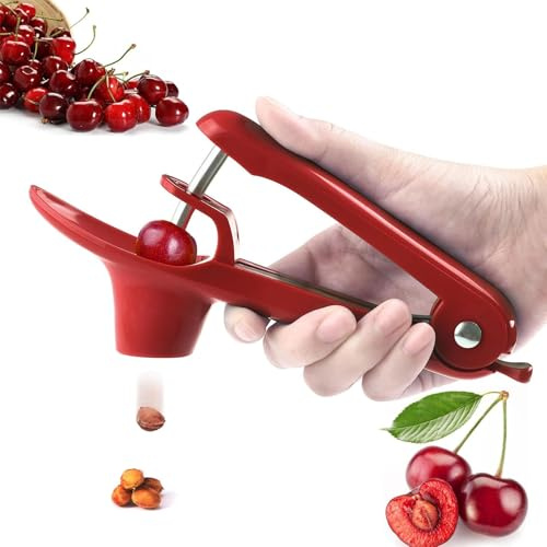 Deshuesador de cerezas, extractor de huesos de cereza, Quita Huesos Des C-ereza Fácil Limpiar, Saca H-uesos Cereza Manual, para Mermelada, Jugo Corer Pitter Herramienta