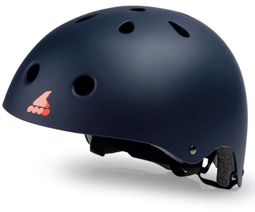 Rollerblade Unisex Jugend RB JR Helmet Helme, Midnight Blue/Orange, M (54-58)