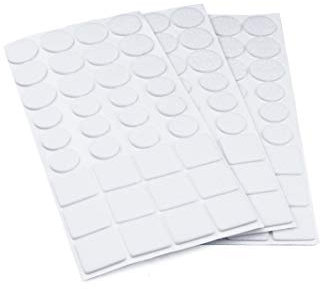 Feltrini adesivi assorititi bianchi 108 pz.