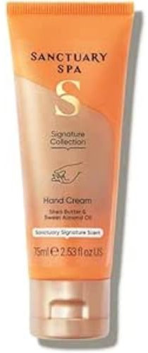 Sanctuary Spa good Hand Cream for Very Dry Hard Working Hands, No Mineral Oil, Cruelty Free and Vegan Hand Cream with Shea Butter 75 ml