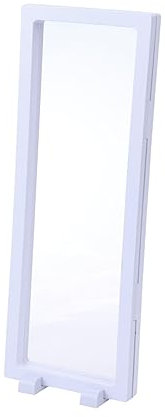 CALLARON Display-box Schmuck-display-box Mit Sockel Transparent Aus Kunststoff Und Pe-folie Für Juweliergeschäfte Schaufenster Produktpräsentation Weiß