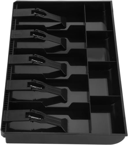 Kassenfach, Registrierkassenschublade, Bargeldfach, Kassenfach, Kassenschublade mit fünf Fächern, Kasseneinsatz, Münzfach, ordentliche Aufbewahrung for Kassierer, Safe