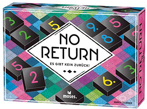 Moses 90329 Es gibt kein Zurück! | Lege und Sammelspiel für die ganze Familie | Mit 132 hochwertigen Spielsteinen