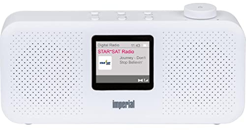Imperial DABMAN 16 Tischradio DAB+, UKW AUX Weckfunktion Weiß