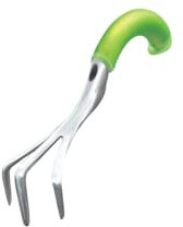 Venteo Cultivateur Manuel Ergonomique Dents en Forme de Griffes - Lame en Aluminium