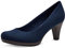MARCO TOZZI Damen Pumps Vegan Elegant, Blau (Navy), 40 EU
