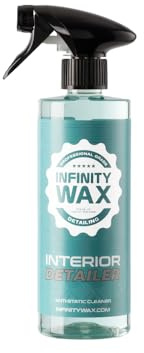 Infinity Wax Nettoyant Intérieur 500 ML – Antistatique Cuir, Alcantara, Plastiques et Écrans, Finition Mate Parfum Citron Vert