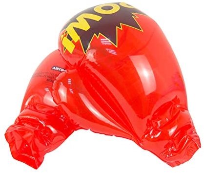 Aufblasbare Kinder-Boxhandschuhe, Jugend-Box-Trainingshandschuhe, Spielzeug-Boxhandschuhe Jungen und Mädchen (Rot)