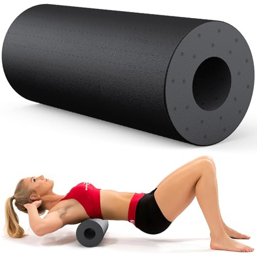 SURFOU Faszienrolle Wirbelsäule Rücken 29×15 cm, Massage Foam Roller, nur 130g Ultraleich, für Tiefengewebe, Muskelentspannung & Regeneration, Ideal für Fitness & Yoga zu Hause
