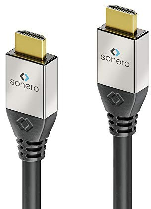 sonero® Premium attivo Cavo HDMI ad alta velocità con Ethernet, 15,0 m, UltraHD / 4K / 60Hz, 18 Gbps, nero