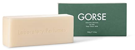 Laboratory Perfumes Gorse Soap Bar | Infused with Gorse Fragrance | Enriched with Shea Butter & Jojoba Oil | Palm Oil-Free, Plastic-Free & Skin-Kind (150g)