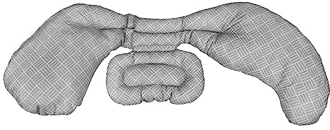 Cuscino Gravidanza Supporto Total Body Modulabile, Confortevole, Garantisce Supporto per il Corpo, Favorisce la Posizione Laterale, Diviso in 3 Parti per Ogni Esigenza, Lavabile in Lavatrice