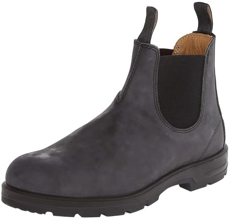 Chelsea Boot da Uomo | Stivali da Uomo Casual E Eleganti | Stivali Comodi da Uomo | Stivali Chelsea da Uomo,Grigio,44 EU