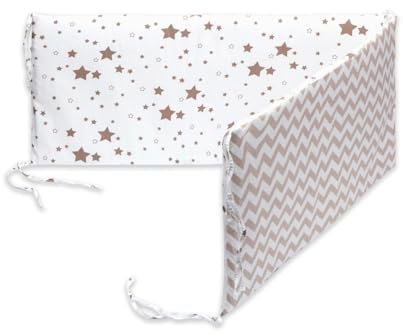 ISAKEN Bettumrandung Kinderbett Bettumrandung Babybett Babybett Leitplanke Babybett Umrandung, Kantenschutz Baby Babybett, Umfassender Schutz Babybett Nestchen Bettumrandung