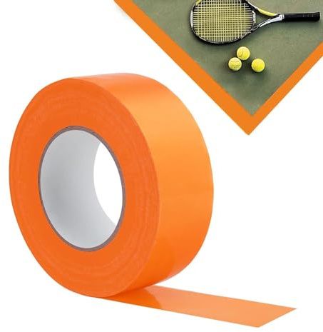 Nastro per campi sportivi - Nastro per linee da calcio, marcatori di linee durevoli Materiale resistente alle intemperie per esterni, nastro ideale per linee chiare in palestre, campi da basket e stru