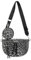 Damen Tasche Leopard Umhängetasche Brusttasche Muster Gürtel Bauchtasche Crossbody Gürteltasche Hüfttasche Crossover Bodybag Schultertasche Handytasche Leder Optik Leopard (Grau)