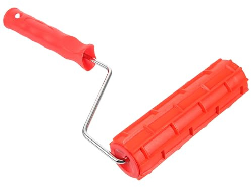 GALPADA Rullo per Vernice in Gomma da 7 Pollici Motivo Strutturato Rullo per Pittura a Texture Fai da Te per Decorazioni Murali Adatto per Pareti Pavimenti e Mobili Resistente e