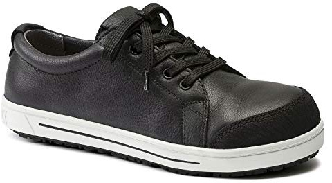 Birkenstock Qs 500 unisex professionell säkerhetssko QS 500 naturligt läder vit stl. 42, svart, 43 EU