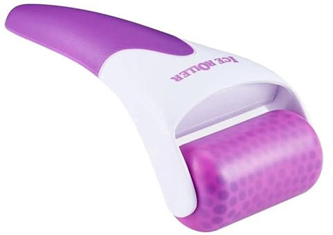 Face Roller Ice Roller für Gesicht Auge -Gesichtsroller Anti Aging Massage Tool - Gesichtsmassagegerät Ihre Hautpflege Routine (lila)