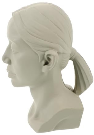 KALLORY Künstlerische Büstenstatue Aus – Realistische Details Büstenstatue Aus Perfekt Als Schreibtischdekoration