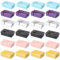 Amexo 24 Cajitas de Carton para Regalos,Cajas Bonitas para Regalo Anillos Joyas,Cajas de Regalo Rectangulares Elegantes Para Guardar Collares, Anillos, Colgantes, Gemelos, 8cm*5cm*3cm