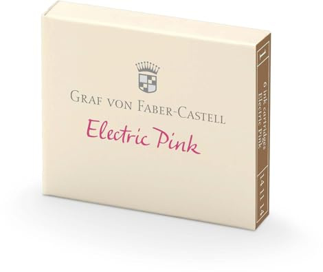 Graf von Faber-Castell 6 Tintenpatronen Electric Pink