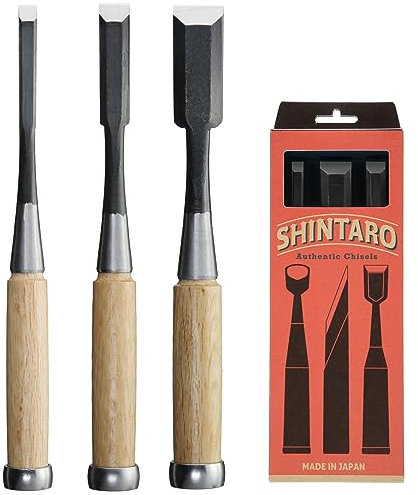 SHINTARO Authentic Japanese Chisel Set of 3 Pieces