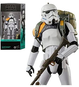 Hasbro Star Wars Wars The Black Series Stormtrooper Jedha Patrol Toy 15-cm-Scale Rogue One: A Hasbro Star Wars Wars Story Figure, Ages 4 and Up F1875 Multicolor