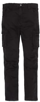 Schott NYC Homme Trtank70 Pantalon Cargo, Noir, 38W EU