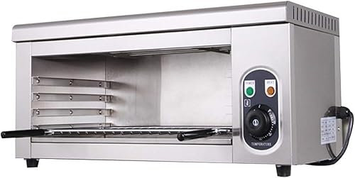 2000W Stainless Steel Salamander Broiler - Commercial Cheese Melter for Restaurant Kitchen - Achieve 122-572°F Temperatures - Countertop Cheese Melter by - Electric Cheesemelter Grill