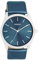 Oozoo - Timepieces Damen Uhr Blue metallic | Armbanduhr Damen mit Lederarmband | Moderne Uhr für Frauen - Edle Analog Damenuhr in rund C11337 (40mm)