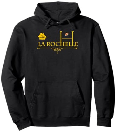 Rugby La Rochelle Rochelais Légende Supporter Joueur Sweat à Capuche