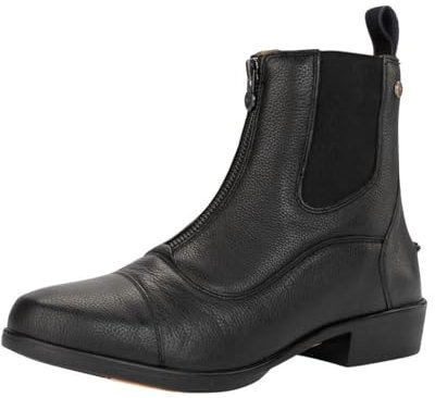 SUEDWIND FOOTWEAR Reitstiefeletten Advanced II FZ – Damen Schlupf-Stiefeletten mit Reißverschluss vorn – Chelsea Boots aus Rindleder – komfortable OrthoLite-Sohle – schwarz – Gr. 39
